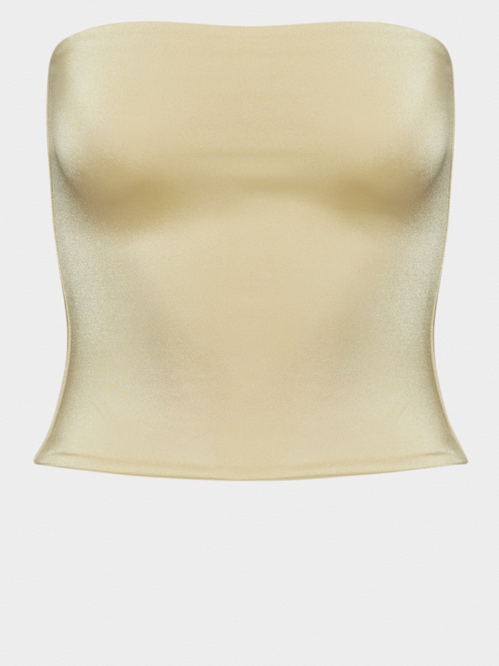 Aritzia Top Womens size XL metallic contour tube babaton second skin champagne